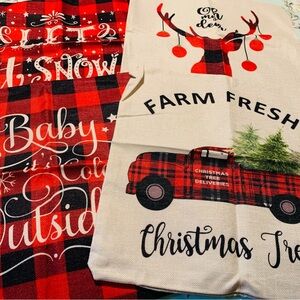 NEW 18”x18” pillow covers- Buffalo plaid